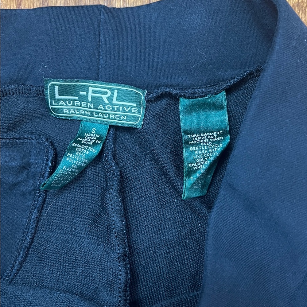Ralph Lauren Activewear Small Black White Pants - Picture 2 of 2
